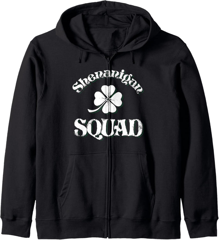Shenanigan Squad St Patrick's Shamrock Funny Party Kapuzenjacke