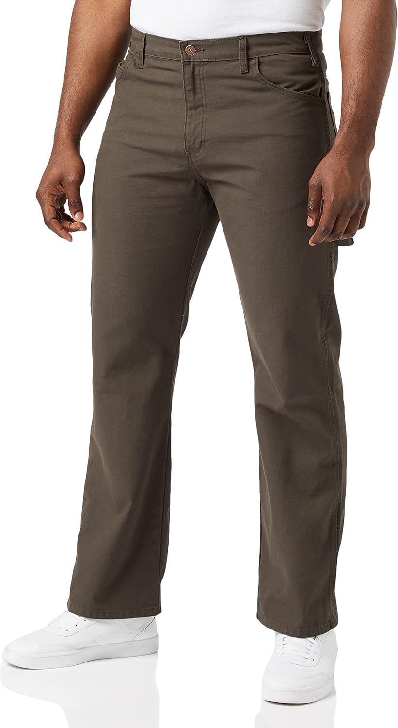 Dickies Herren Leichte Duck Carpenter Jeans mit Gerader Passform Arbeitshose, Black Olive