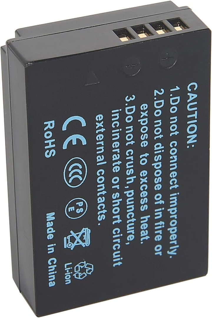 DSTE（2 Pack） Ersatz Batterie und DC136E Reise Ladegerät Kompatibel für Canon LP-E12 EOS M M2 100D Re