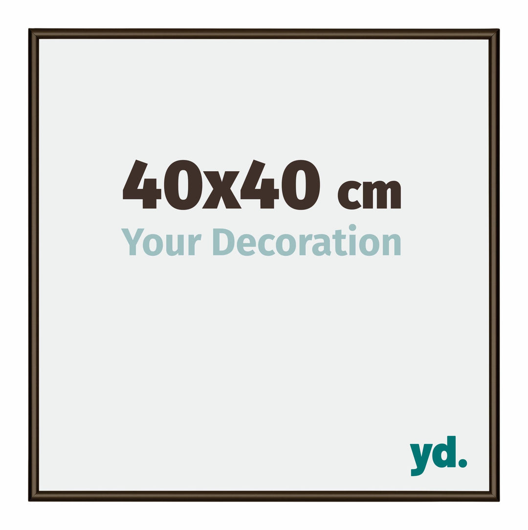 yd. Your Decoration - Bilderrahmen 40x40 cm - Bilderrahmen aus Aluminium mit Acrylglas - Antireflex
