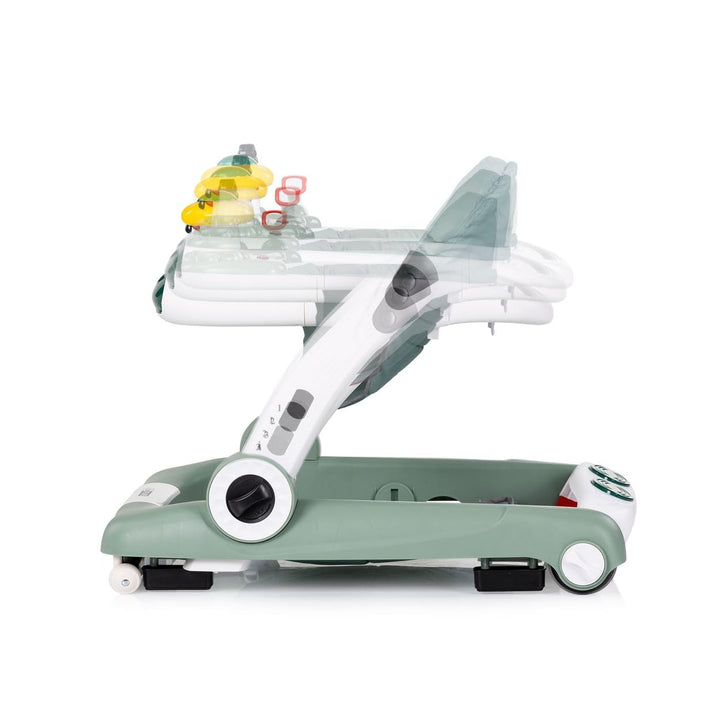 Chipolino Lauflernhilfe little Explorer 4 in 1 Laulernwagen Musik Stopper Räder grün, grün