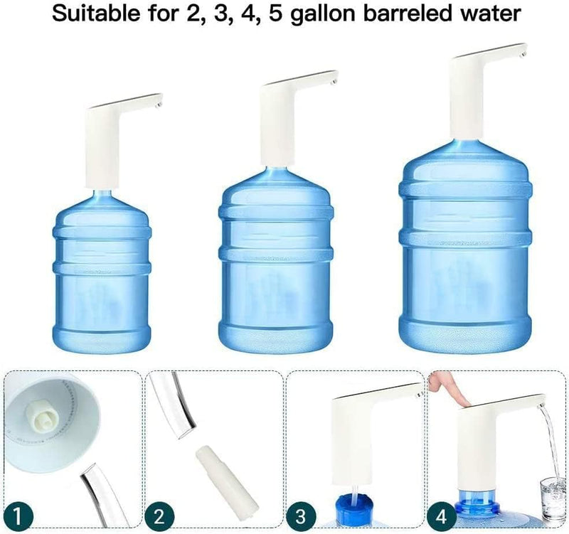 Trinkwasserpumpe, elektrische Wasserspenderpumpe Eingebaute 1200 mAh wiederaufladbare Batterie Berüh