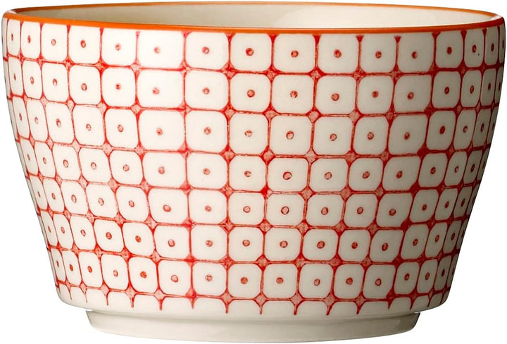 Bloomingville Schalen Carla, rot orange blau grün, Keramik, 6er Set, 11cm