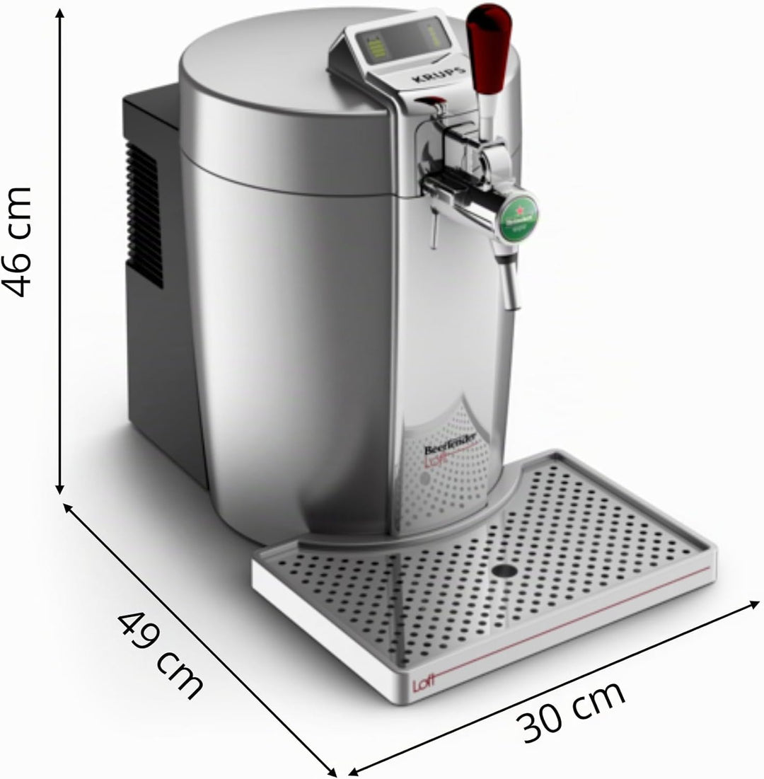 Krups VB700E00 Beertender Loft Edition Bierzapfgerät,