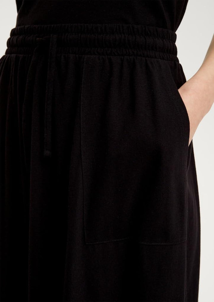 s.Oliver Damen Midi Rock 42 Schwarz 9999, 42 Schwarz 9999