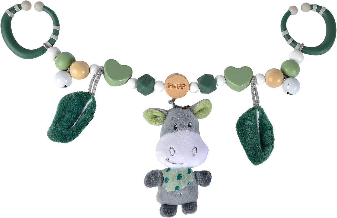 Eichhorn - Baby Hipp Collection - Wagenkette mit verschiedenen Elementen, Plüschesel mit Rasselfunkt
