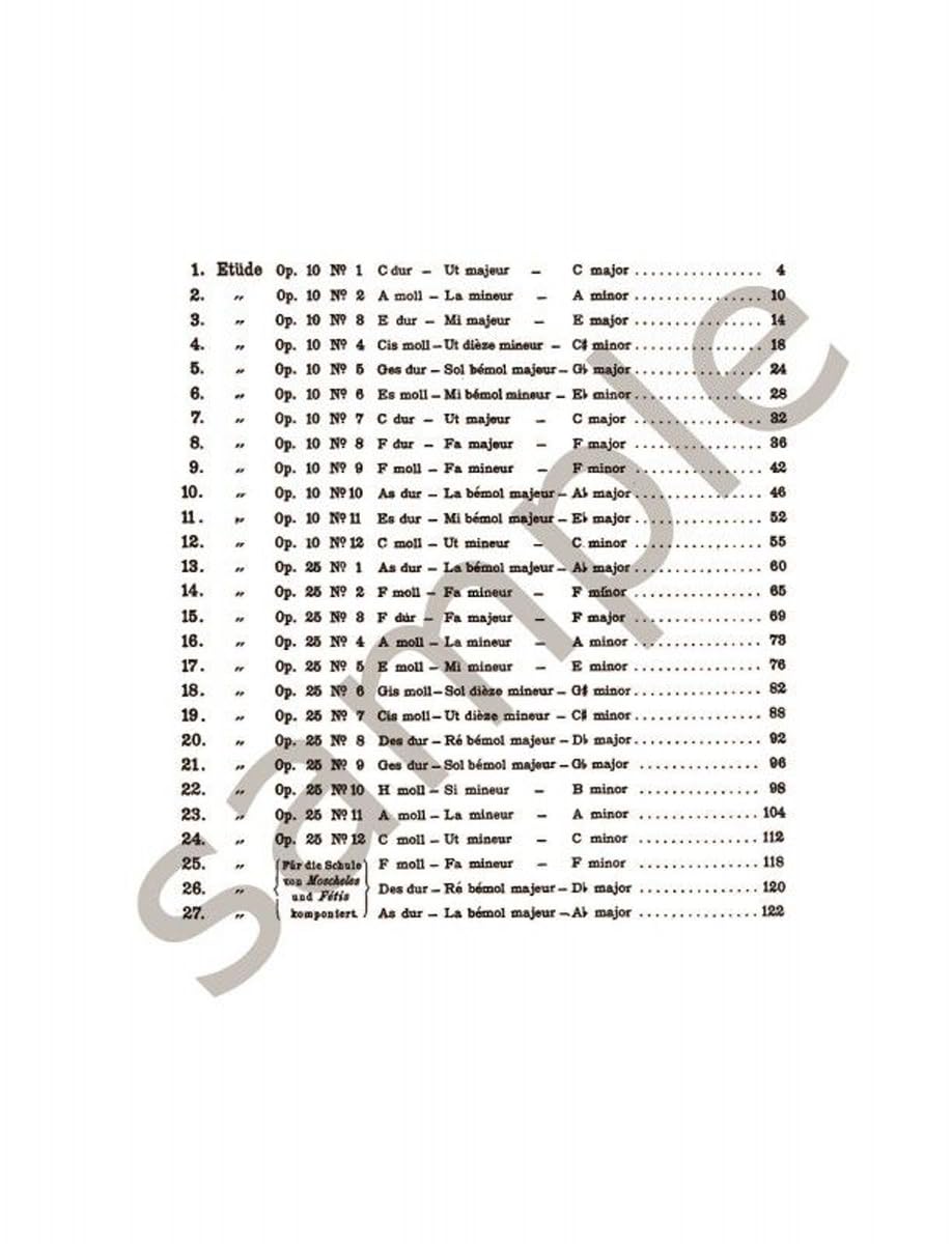 Etudes Piano - Buch
