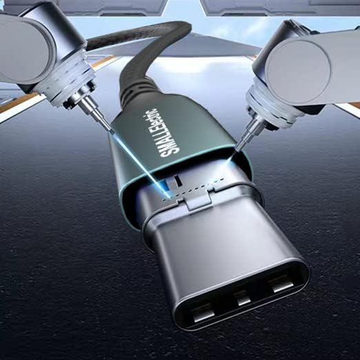 USB C auf USB C Kabel 60 W, 5 Stück, 1.8 m langes Schnellladegerät Typ C auf Typ C Ladekabel für Sam