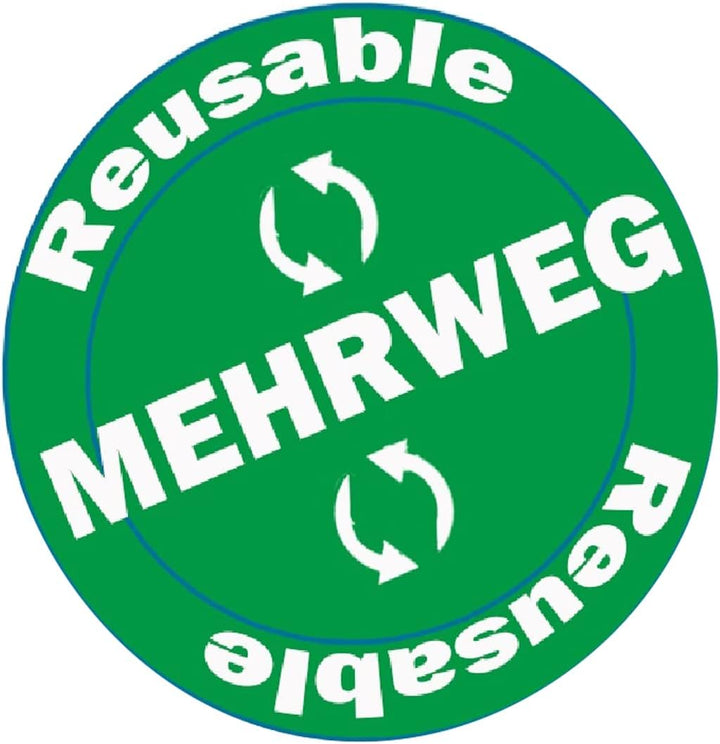Inoverse Mehrweg Plastikteller, Hochwertiges Partygeschirr, Partyteller, Kunststoff Teller, Plastikb
