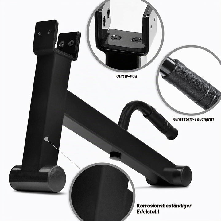 Yes4All Deadlift Jack | Kreuzheben Langhantelheber mit UHMW Protective Pad Griff für Laden und Entla