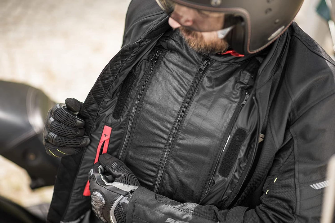 SHIMA Jet Motorradkombi Jacke Hosen Herren mit Protektoren Mesh Sommer Luftig Motorrad S Herren Jack