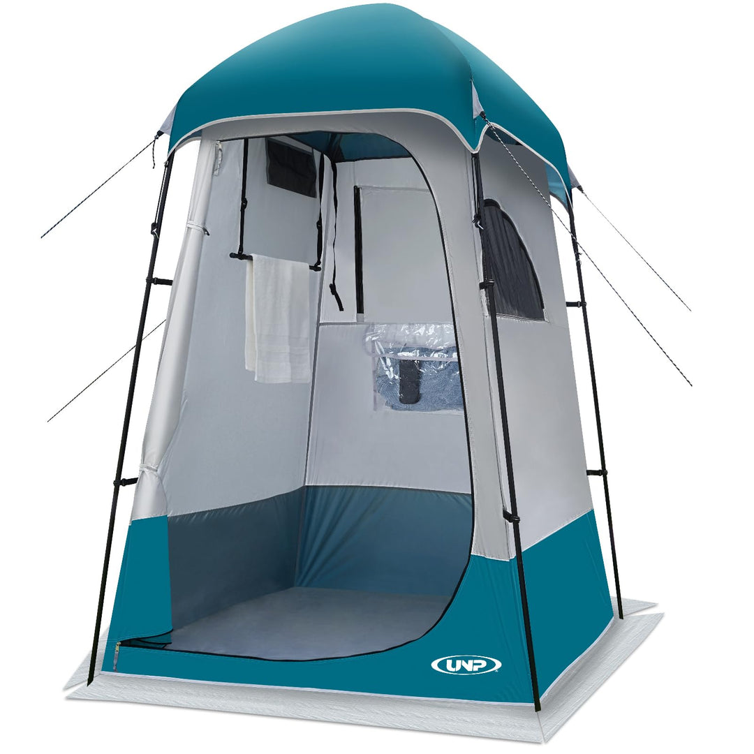 UNP Camping Duschzelt, Outdoor-Camping, Sichtschutz, Umkleidezimmer, tragbares WC-Zelt für Wandern,