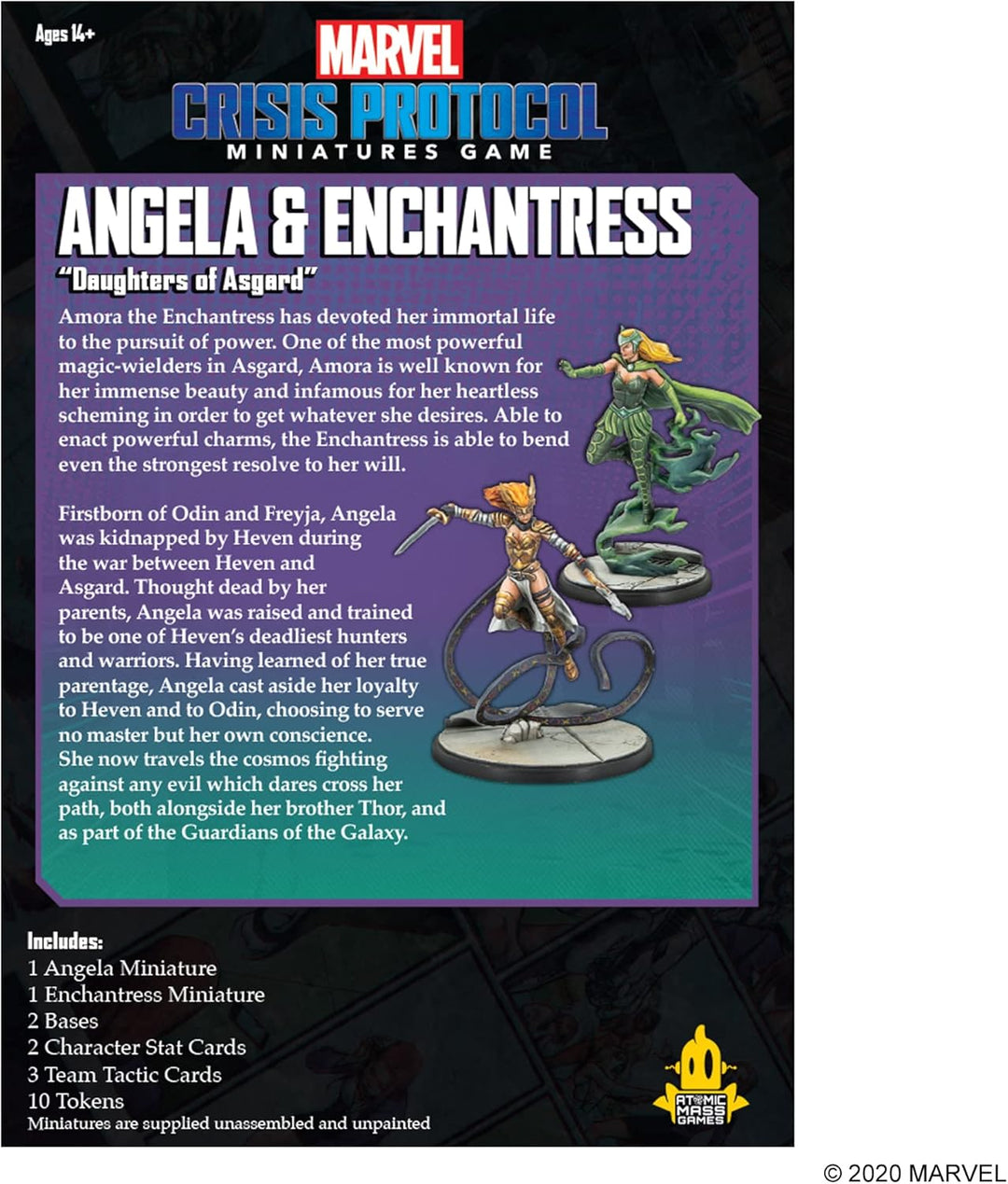 Atomic Mass Games - Marvel Crisis Protocol: Character Pack: Marvel Crisis Protocol: Angela and Encha