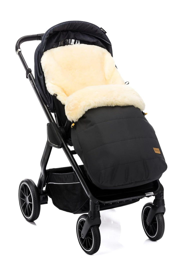 Fillikid Winterfusssack Bernia Lammfell Exklusiv Kinderwagen, Buggy | Winterfusssack wind- & wassera