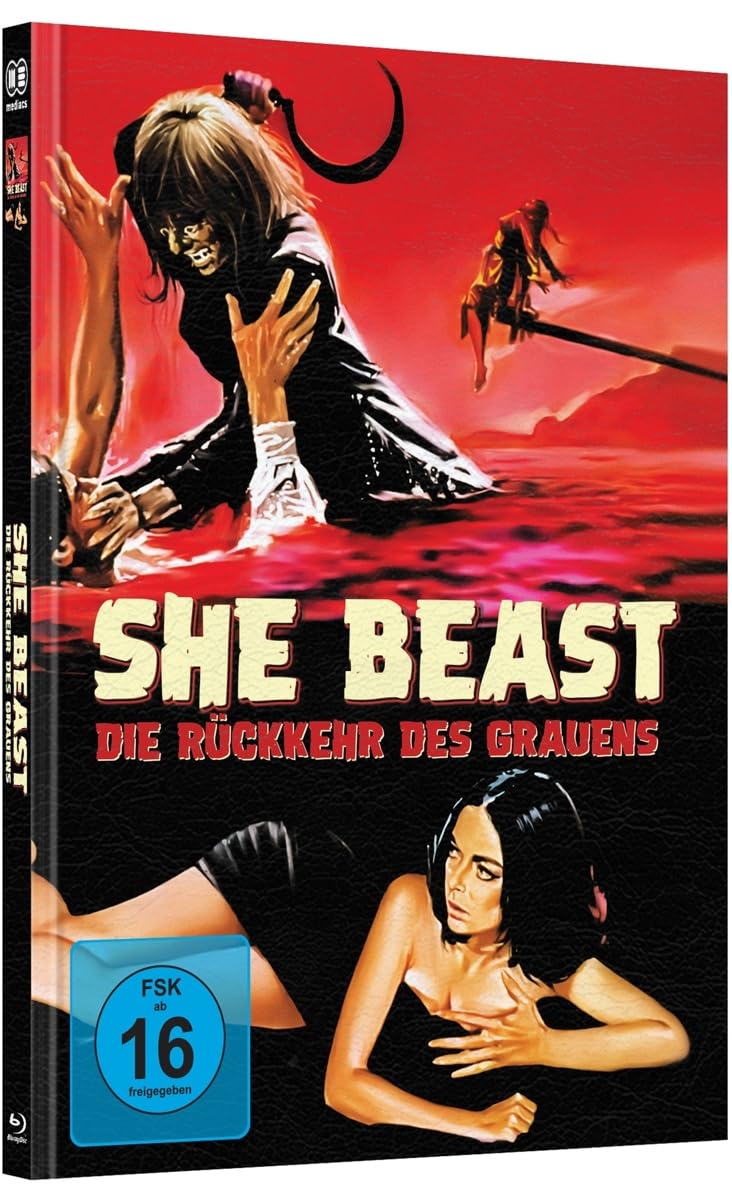 SHE BEAST-DIE RÜCKKEHR DES GRAUENS - wattiertes Mediabook - Cover A – limitiert auf 99 Stück (Blu-ra