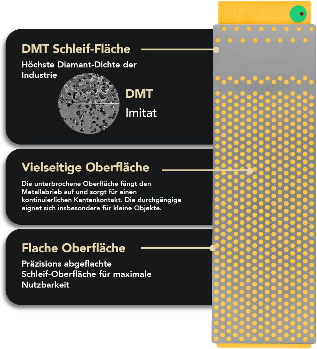 DMT DuoSharp plus Schärfstein extrafein/fein, 1 Stück, WM8EF Extra-Fein /