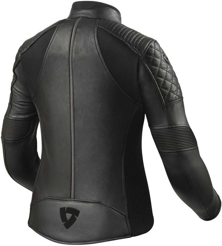 Revit Luna Damen Motorrad Lederjacke Schwarz 34 34 Schwarz, 34 Schwarz