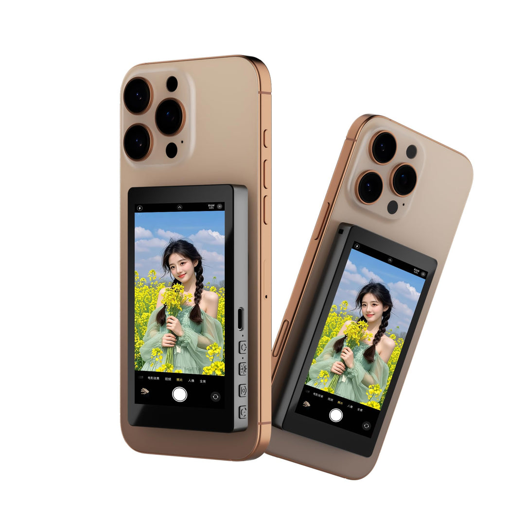 Handy Selfie Monitor 3,97", WiFi 2,4/5 GHz, 5 Std. Akku, Powerbank-Funktion, mit Lautsprecher, gross