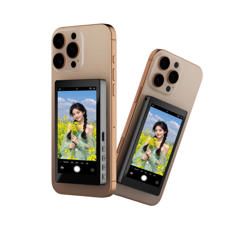 Handy Selfie Monitor 3,97", WiFi 2,4/5 GHz, 5 Std. Akku, Powerbank-Funktion, mit Lautsprecher, gross