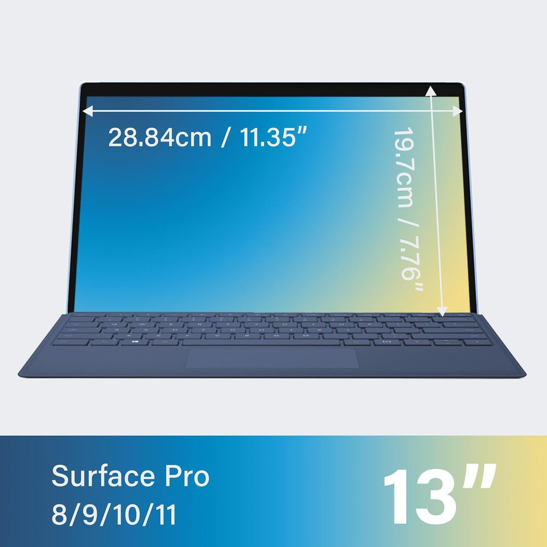SenseAGE Magnetischer Blickschutzfilter für Microsoft Surface Pro X/9/8 (13 Zoll), Entfernbare, Anti