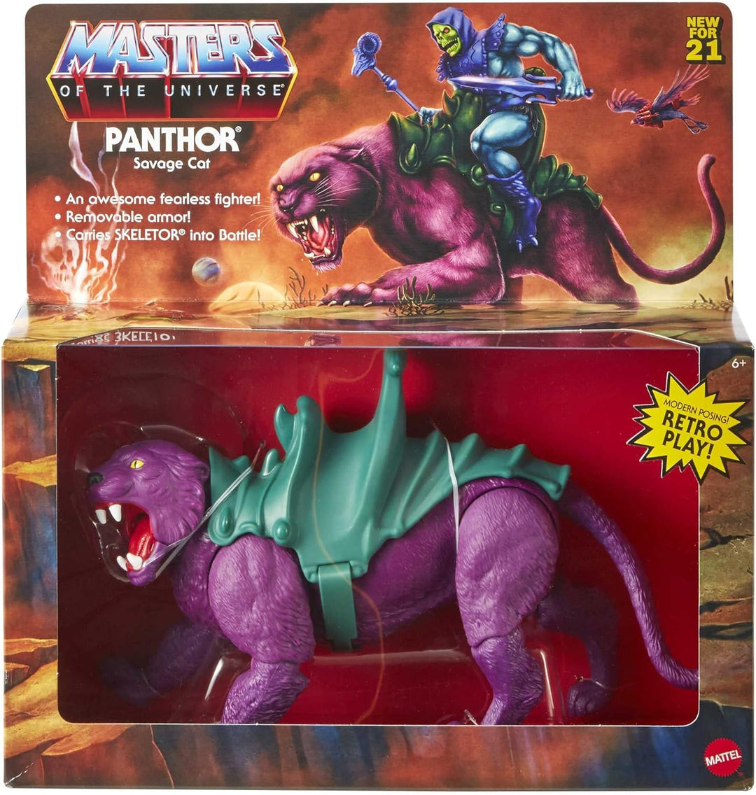 Masters of the Universe GVN49 - Origins Panthor Actionfigur, Figuren zum Spielen und Sammeln, für er