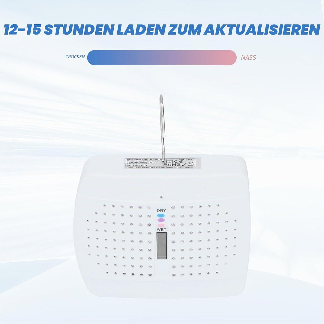 Mini-Luftentfeuchter, wiederverwendbar, Stumm, Feuchtigkeitsabsorber, automatischer Schutz, elektris
