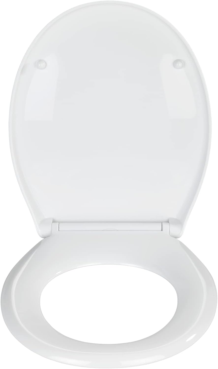 WENKO WC-Sitz Ios, stabiler Premium Thermoplast WC-Sitz in Weiss mit Easy-Close Absenkautomatik und