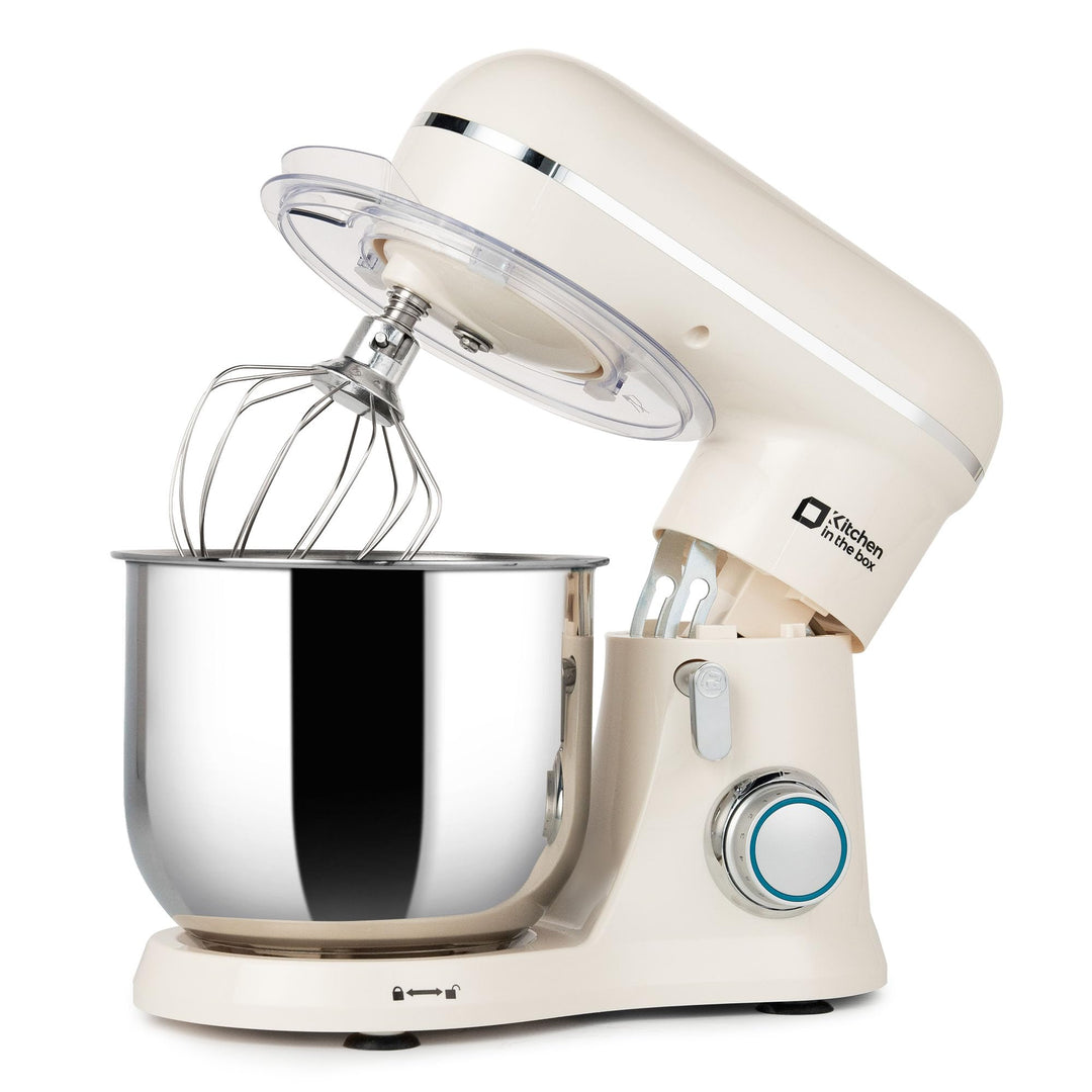 Kitchen in the box Kompakte Küchenmaschine 3,5 L, Rührmaschine &amp; Knetmaschine mit 10 Geschwindigkeit