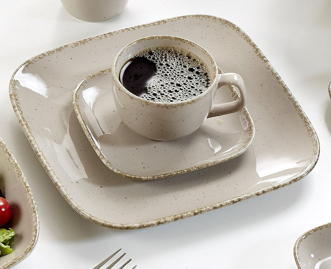 Ritzenhoff & Breker Kaffeeservice Casa, 12-teilig, Nougat, 33 x 33 x 18 cm Kaffeeservice Nougat, Kaf