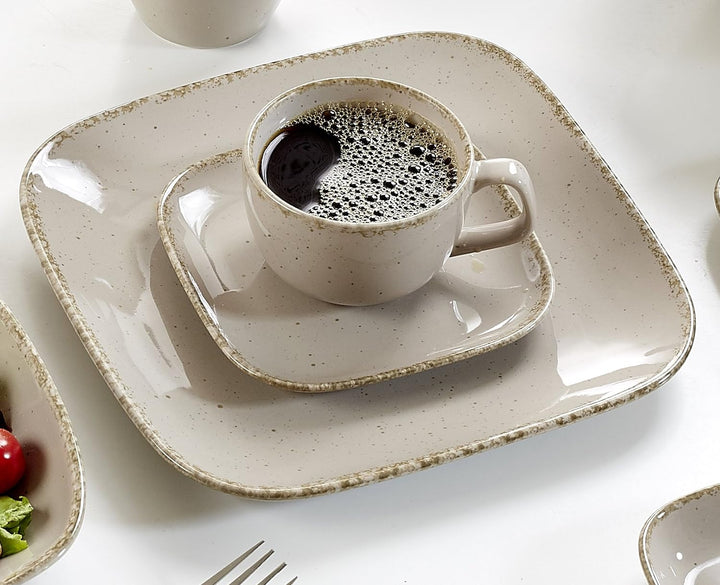 Ritzenhoff & Breker Kaffeeservice Casa, 12-teilig, Nougat, 33 x 33 x 18 cm Kaffeeservice Nougat, Kaf