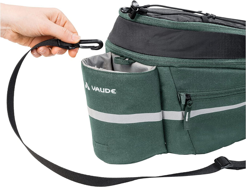 Vaude 12705 Unisex – Erwachsene Silkroad L (Snap-it) Gepäckträgertaschen, Dusty Forest, Einheitsgrös