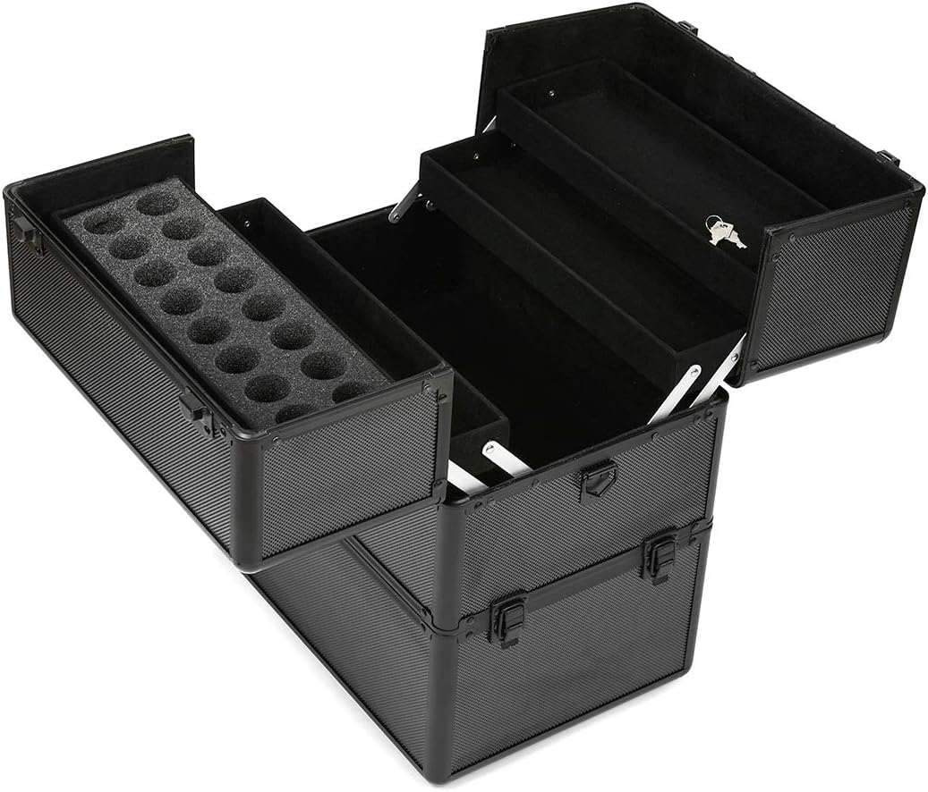 SEVICO Kosmetikkoffer Schminkkoffer Make-up Aufbewahrung Organizer für die Reise für Friseure und Vi