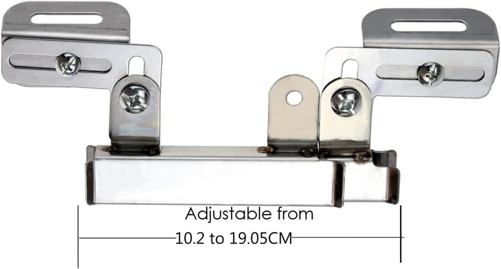 Denmay 31 bis 44CM Einstellbare Grillbrenner aus Edelstahl, Ersatzteile Crossover Rohr und 30 to 53C