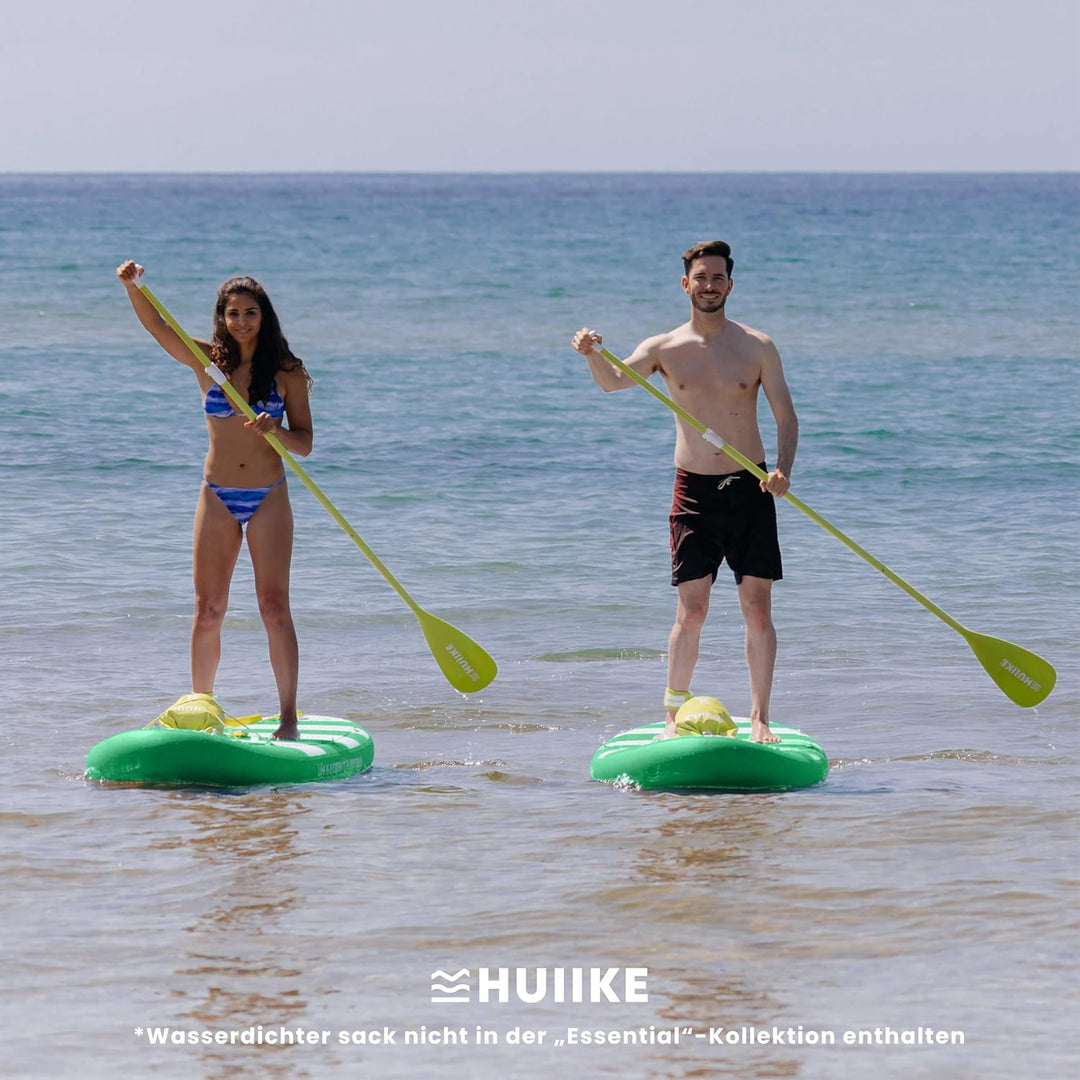 HUIIKE Stand Up Paddling Board mit Zubehör, Paddel, Finnen, Pumpe. Paddle Sup Board Aufblasbar Hohe
