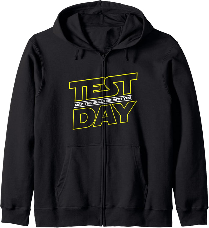 Testing Day Sweater Test Day May The Skills Be with You Kapuzenjacke