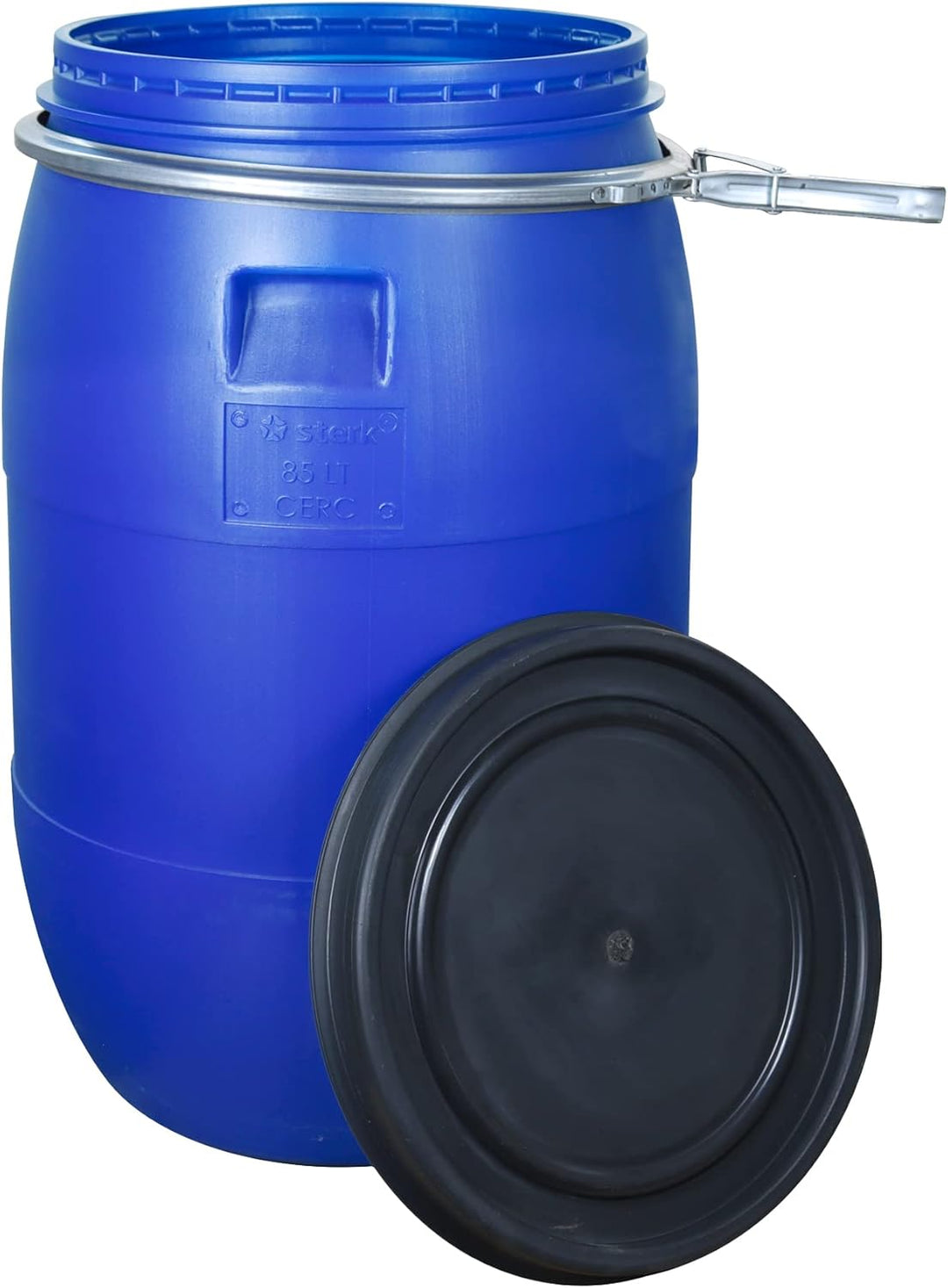 BAUPROFI Fass Spannring blau 85L