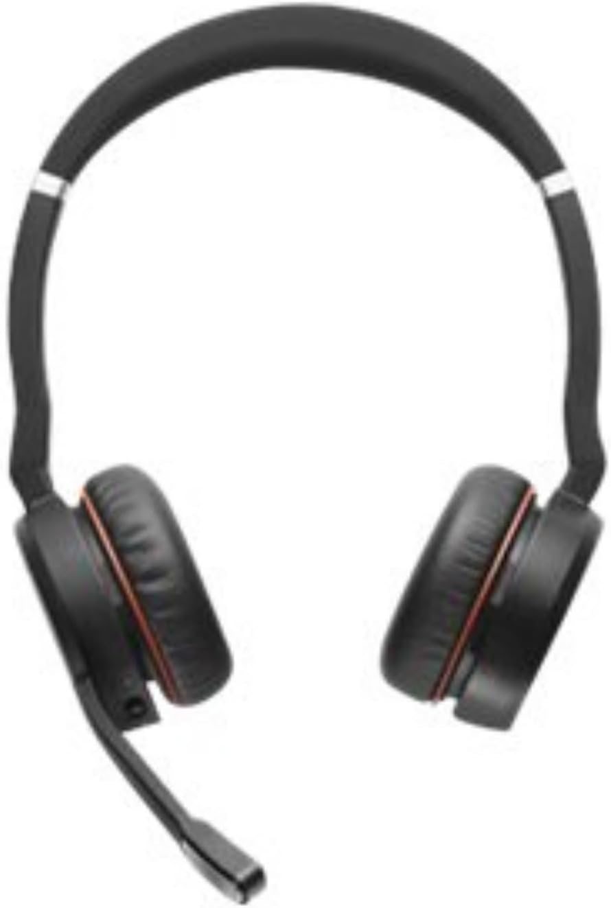 Jabra Evolve 75 UC Wireless Stereo On-Ear Headset – Unified Communications zertifizierte Kopfhörer m