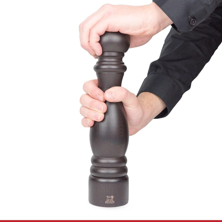 Peugeot Paris Manuelle Salzmühle, Klassische Mahlgradeinstellung, Höhe: 30 cm, Holz, Braun, 870430/S