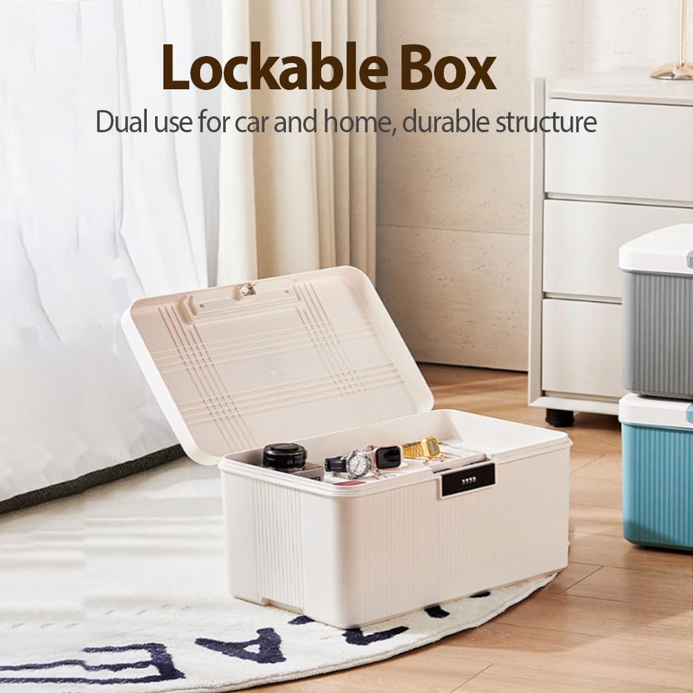 Abschliessbare Box für den Täglichen Gebrauch, Doppelschichtige Passwort-Aufbewahrungsbox, Langlebig