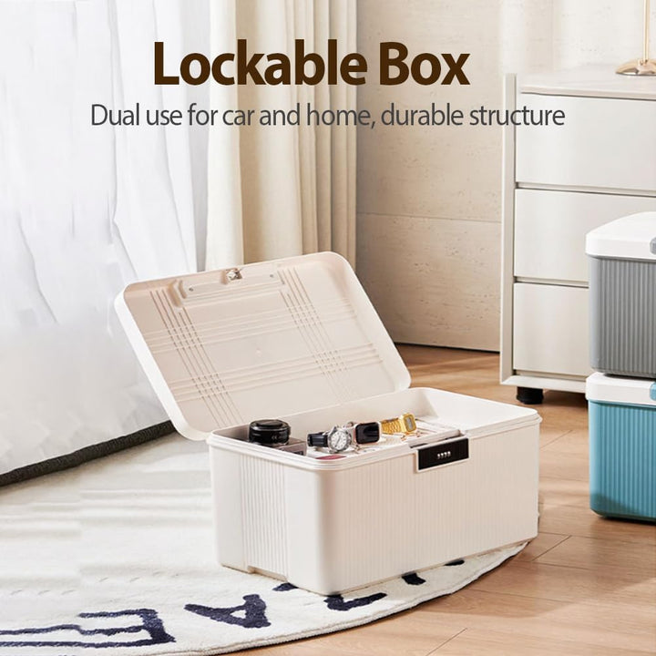 Abschliessbare Box für den Täglichen Gebrauch, Doppelschichtige Passwort-Aufbewahrungsbox, Langlebig