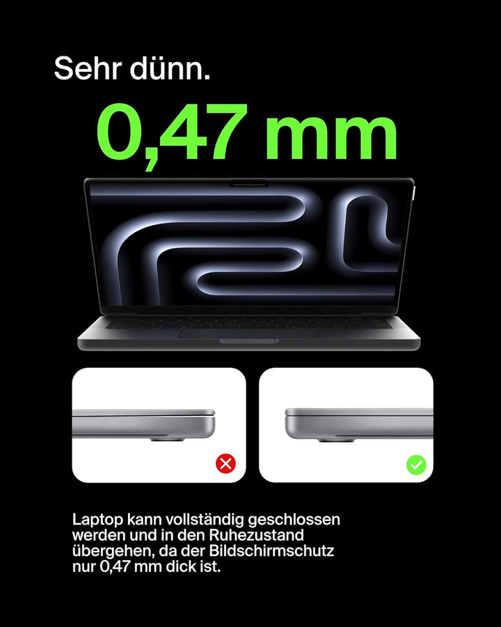 Belkin ScreenForce TruePrivacy Bildschirmschutz für MacBook Pro 16" M1-3, entspiegelte Blickschutzfo