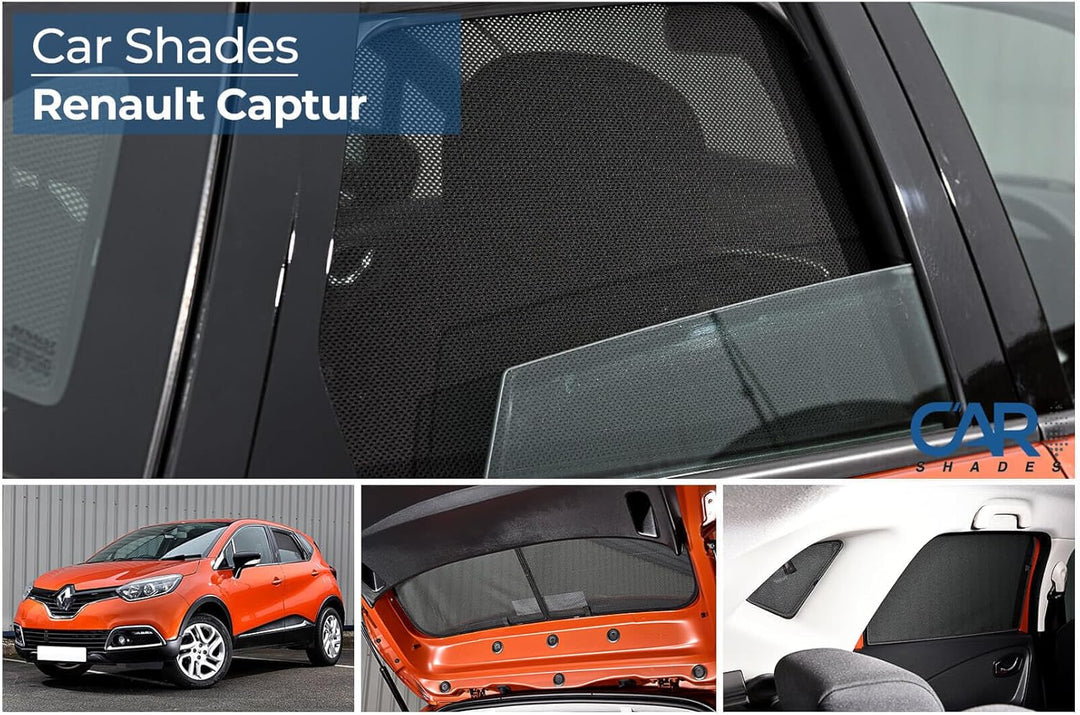 Satz Car Shades kompatibel mit Renault Captur 5 türer 2013- (6-teilig)