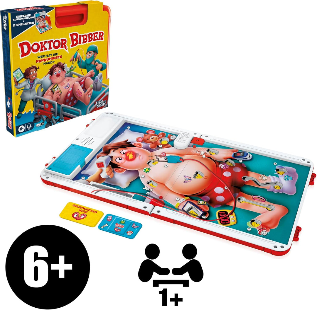 Doktor Bibber elektronisches Brettspiel in Einer Tragebox