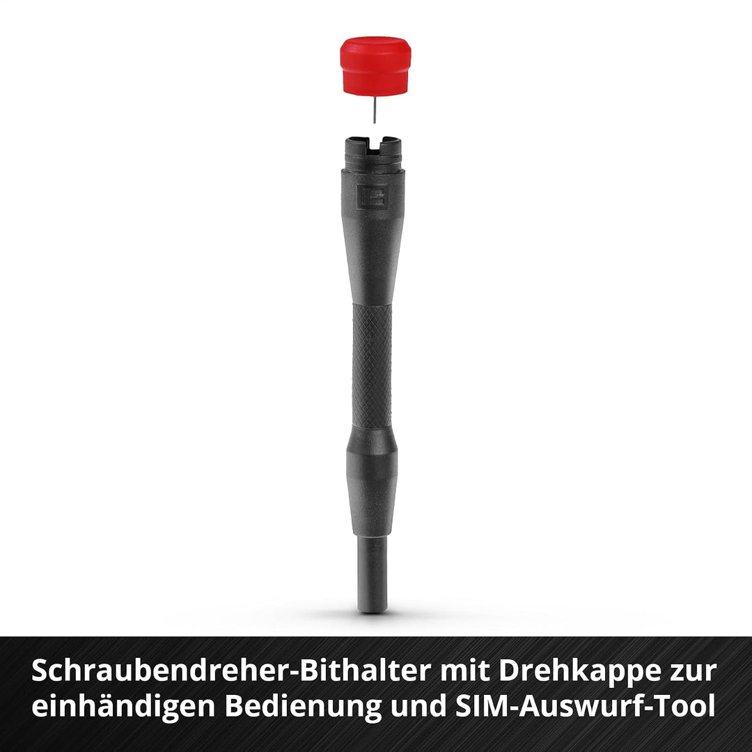 Original Einhell 28-tlg. Präzisions- und Elektronik-Reparatur-Set (Präzisionsbits, Schraubendreher-B