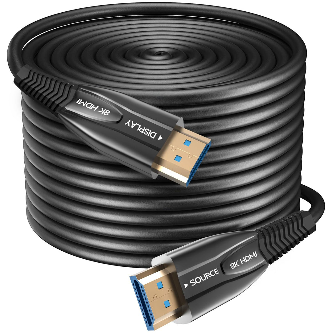 8K HDMI Glasfaserkabel 30M 48Gbps Super hohe Geschwindigkeit AOC Lichtleit 2.1 Kabel HDR eARC Dolby