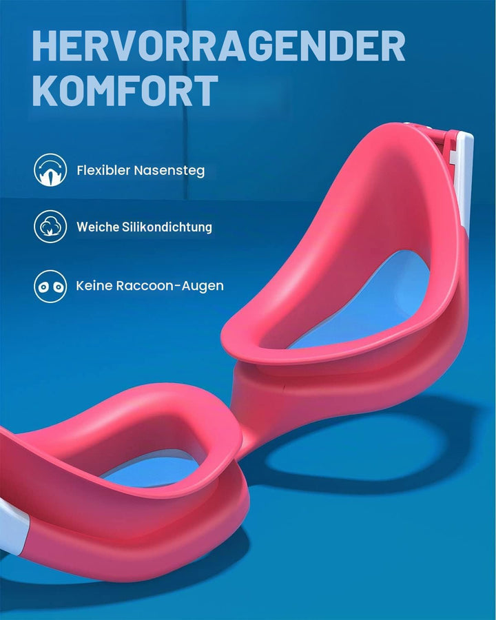 ZIONOR G1 - Polarisierte Schwimmbrille für Unisex und Erwachsene und Damen, beschlagfrei, 100% UV-Sc