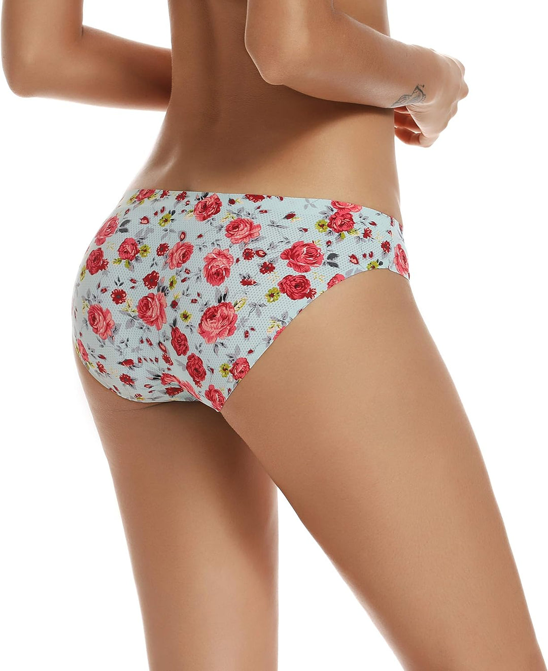 VOENXE Nahtlose Unterhosen Damen,Seamless Stretch Bikini Slip Panty,Ohne Naht Frauen Unterhose,No Sh