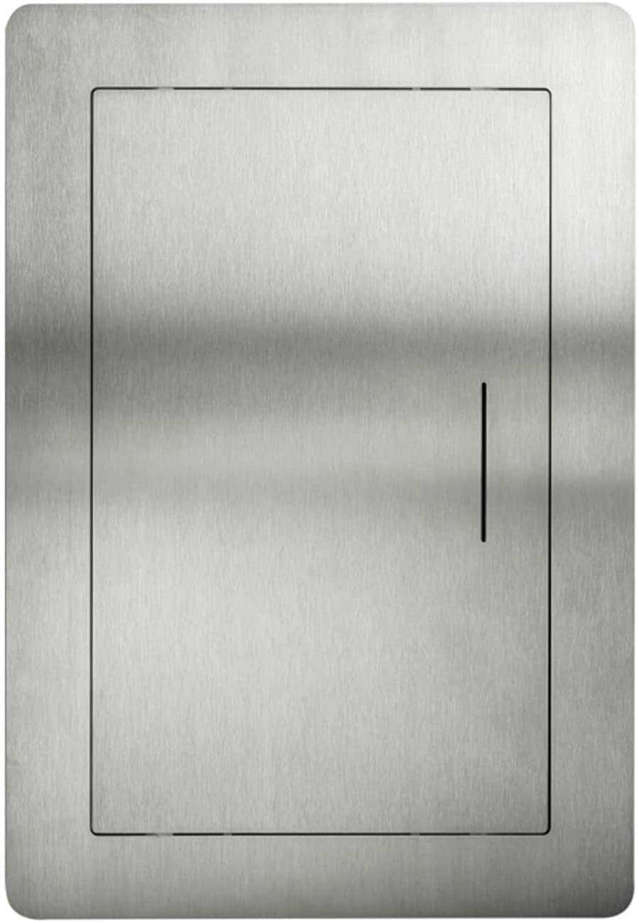 Exclusive Revisionstür Revisionsklappe Edelstahl gebürstet mit Einbaurahmen NDE 300x200 mm 300 x 200