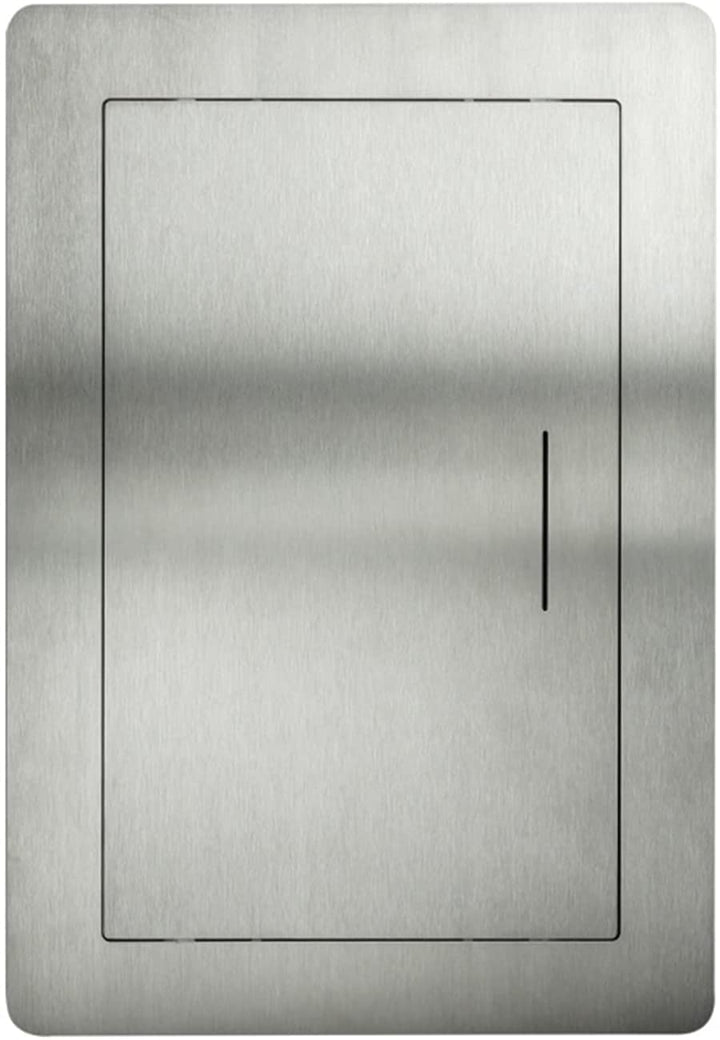 Exclusive Revisionstür Revisionsklappe Edelstahl gebürstet mit Einbaurahmen NDE 300x200 mm 300 x 200