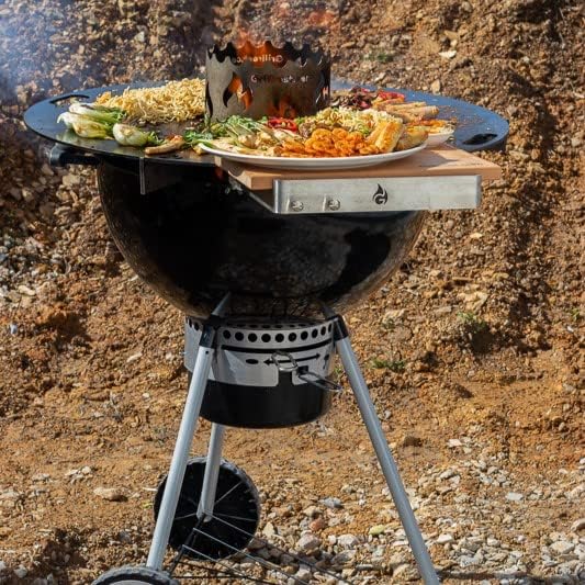 Grillrost.com Das Original Massive Kugelgrill Beine mit patentierter Befestigung | verhindert wackel